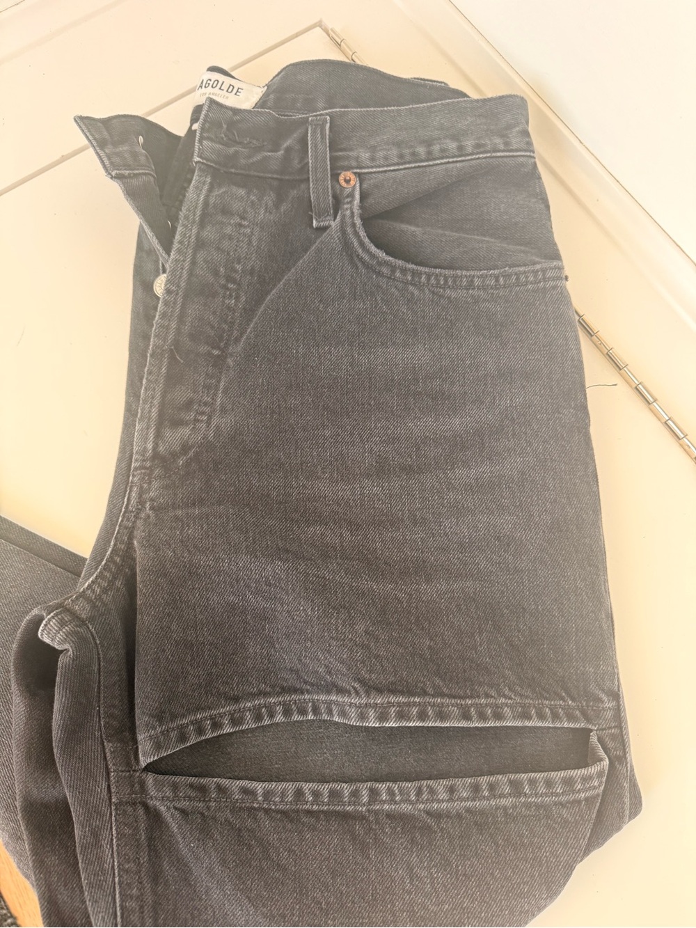 Agolde Black slice Jeans